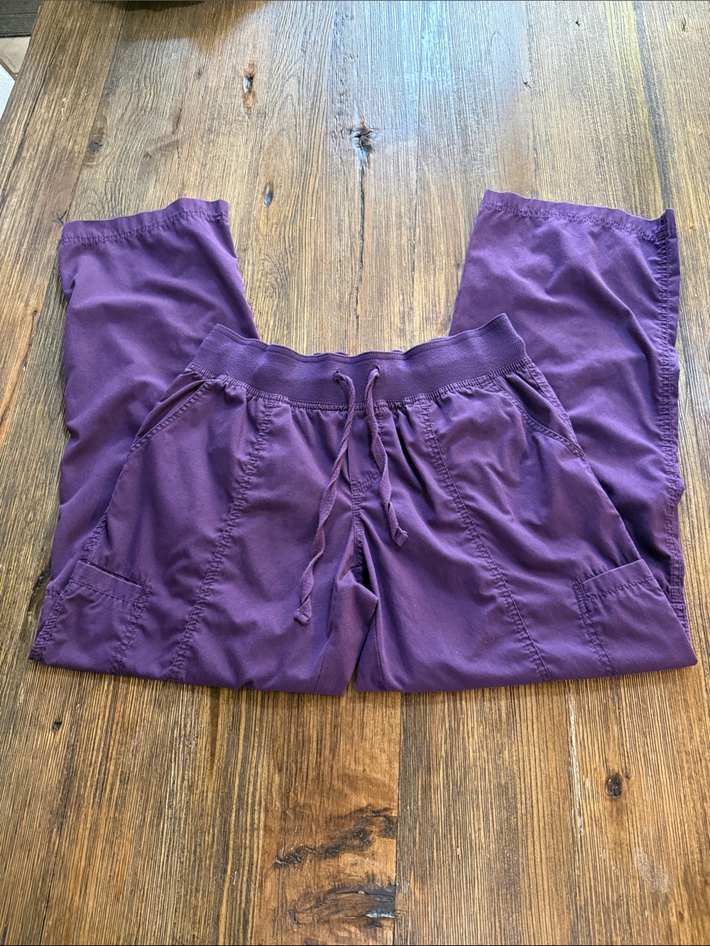 Peaches Uniforms Purple Drawstring Scrub Pants